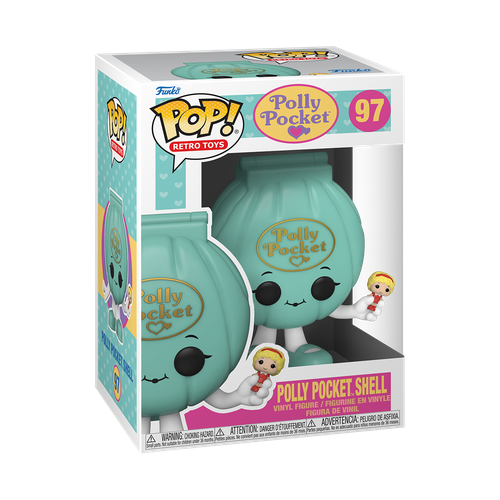 Фигурка Funko POP! Retro Toys: Polly Pocket - Polly Pocket Shell 57812, 10 см фигурка funko pop retro toys rockem sockem robots – red rocker 9 5 см