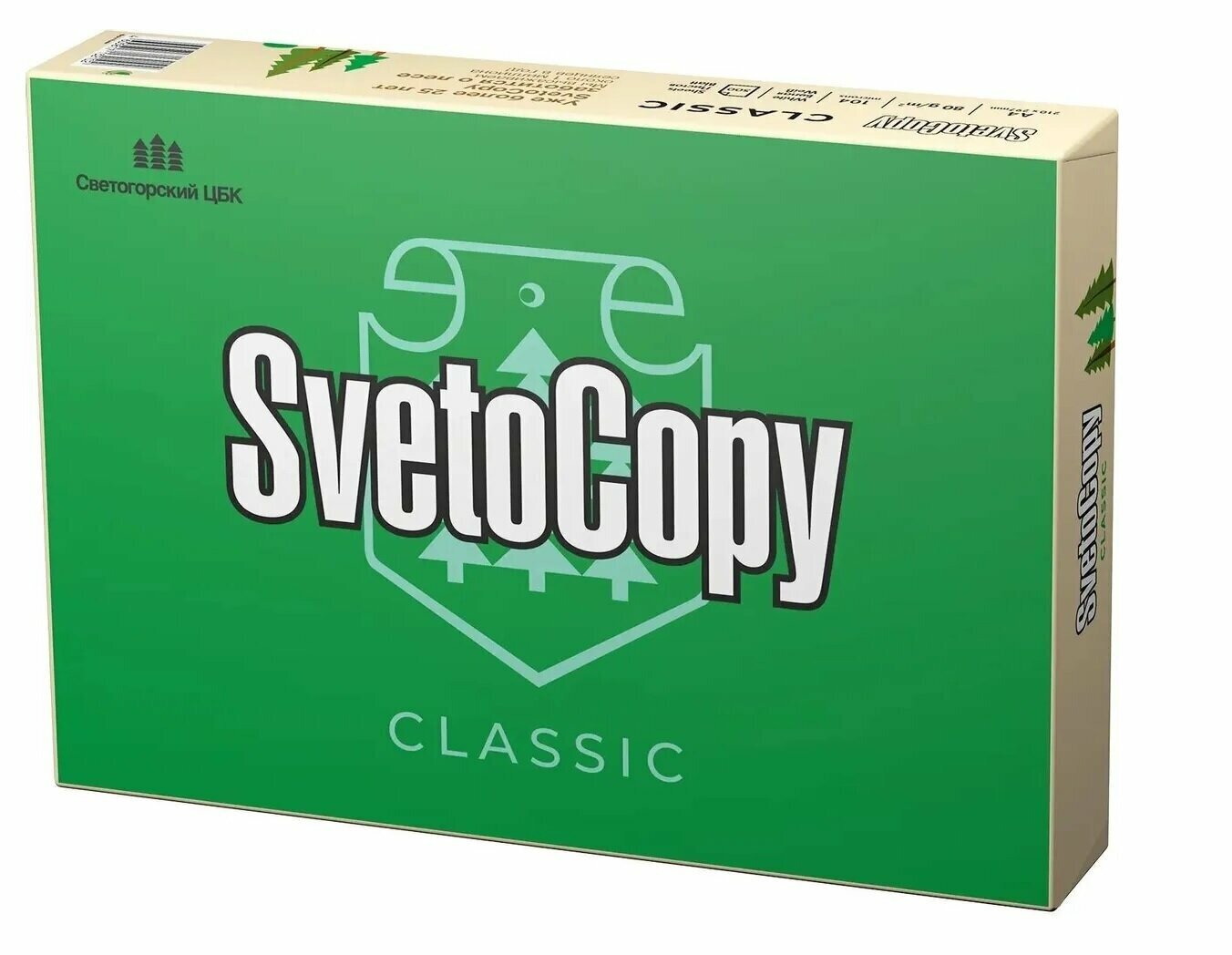 Бумага SvetoCopy A4 Classic 80 г/м², 500 л, белый