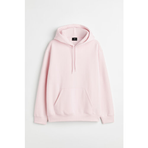 Худи H&M Relaxed Fit Hoodie, размер M, розовый