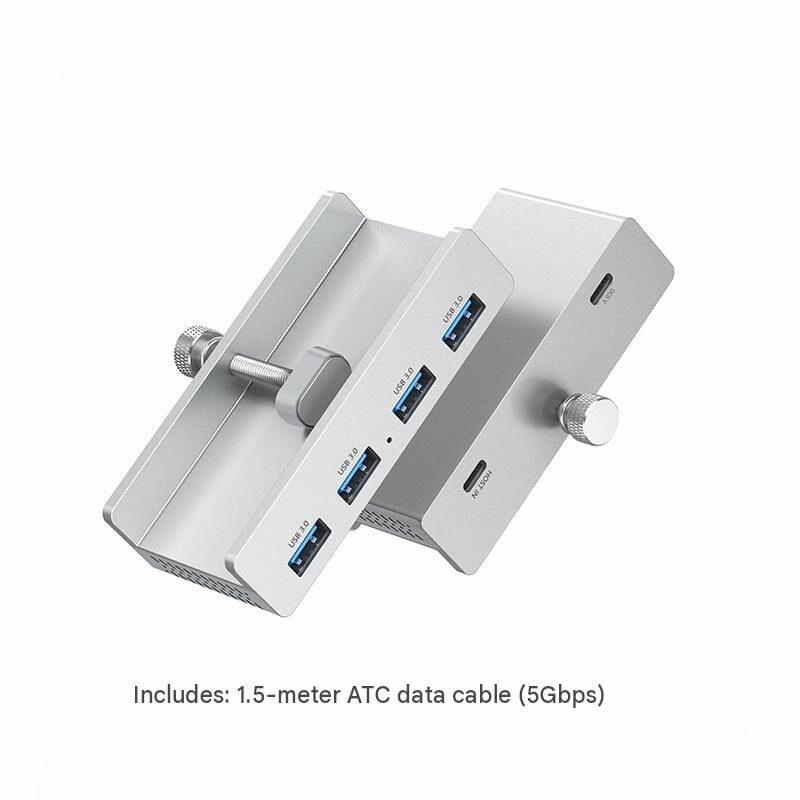 Зажим для задней панели докстанция расширения USB TypeC ноутбука настольный дисплей 4в1 концентратор