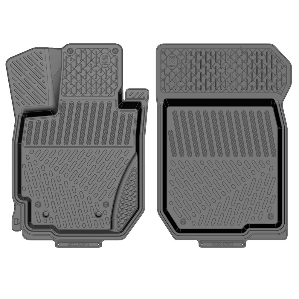Коврики в салон резиновые для Renault Duster 4x4 (12-15)/(15-21) передние,