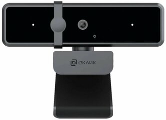 Камера Web Оклик OK-C35 черный 4Mpix (2560x1440) USB2.0 с микрофоном