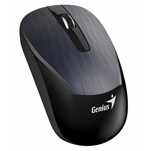 Мышь беспроводная Genius ECO-8015 серый стальной металлик USB радиоканал 218400₽
