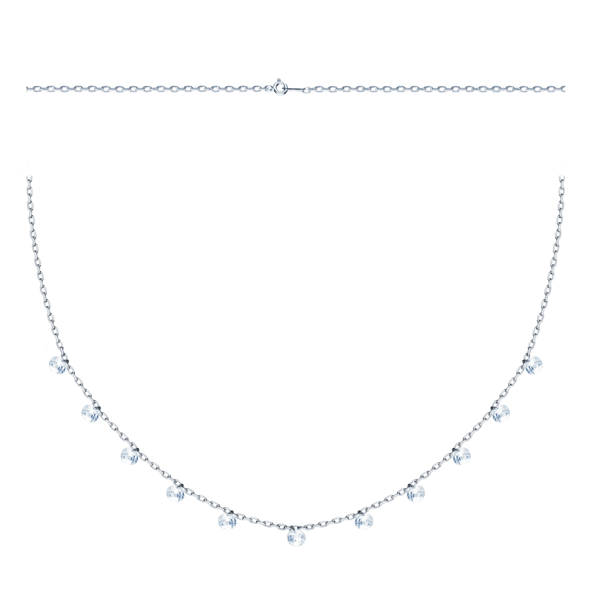 Колье ELEMENT47, серебро, 925 проба