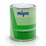 Грунт автомобильный MIPA 2K Multifiller многофункциональный мокрый по мокрому 4:1, светло-серый, 1 л - изображение