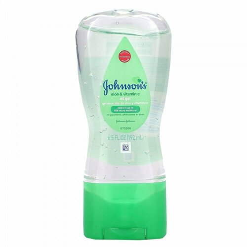 Johnson & Johnson, Oil Gel, Aloe & Vitamin E, 6.5 fl oz (192 ml)