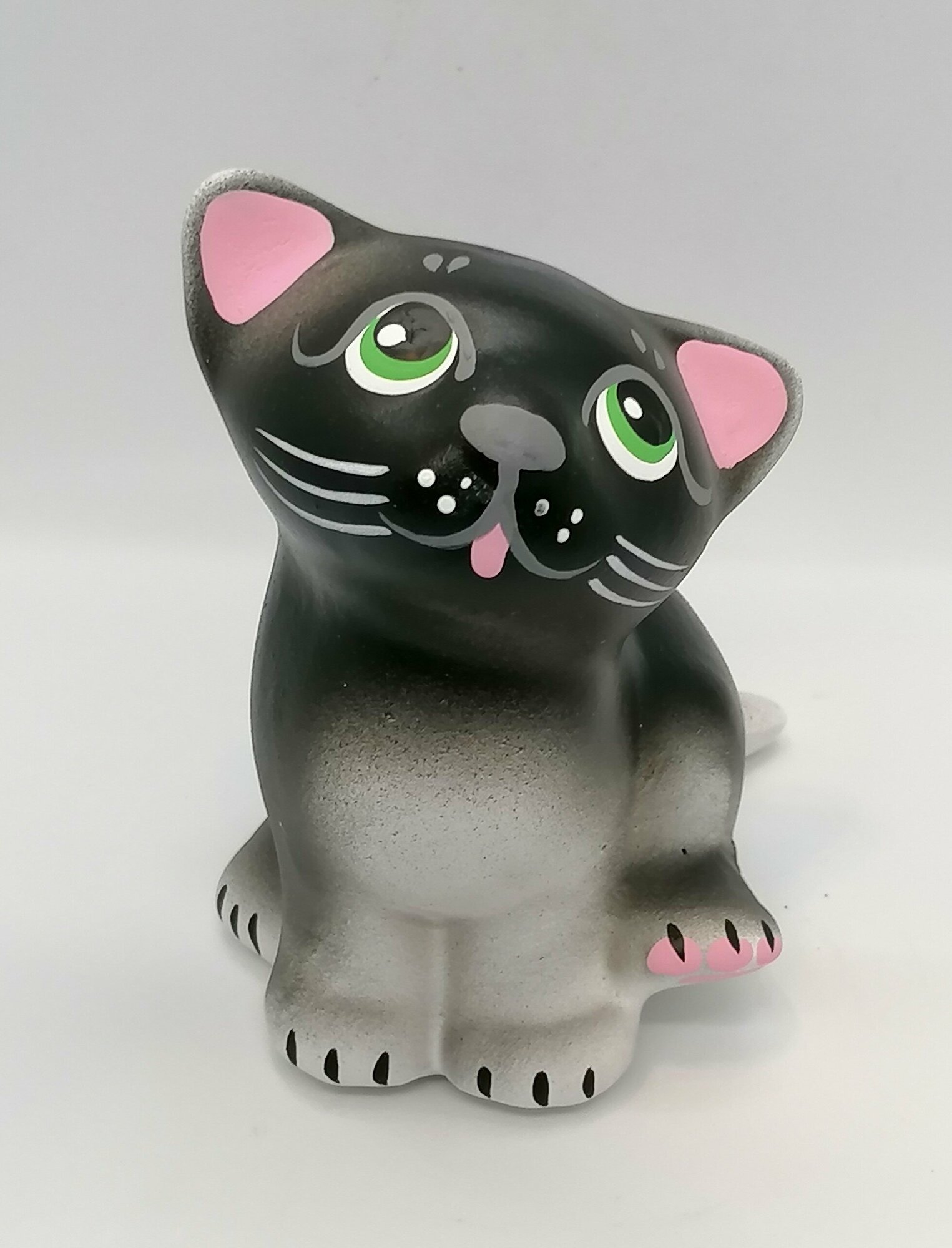 фото Котенок "Лапочка серый, розовое ушко "