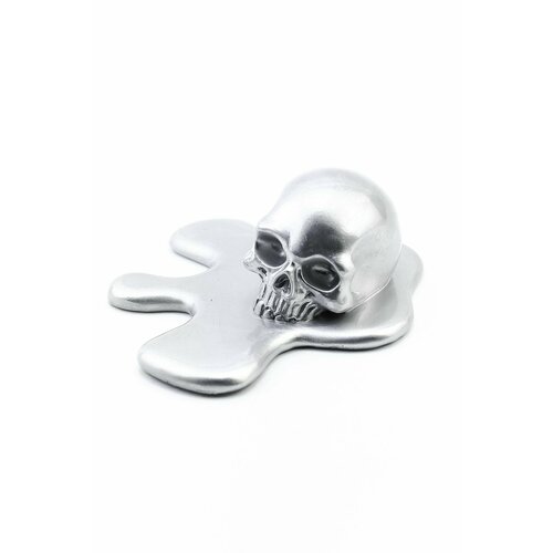 Интерьерное декоративное настольное украшение из стеклопластика статуэтка/фигурка малый череп Таящий