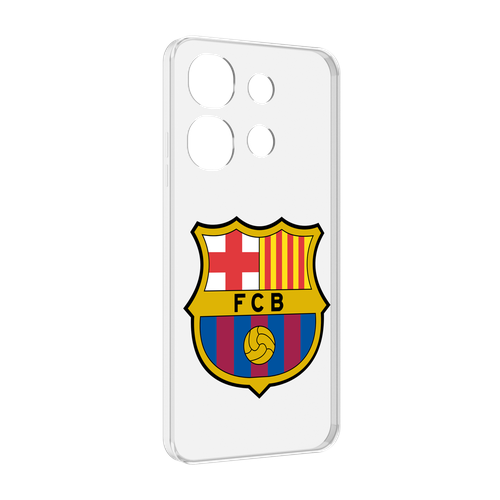 Чехол MyPads ФК FCB Барселона для Tecno Spark Go 2023 (BF7) / Tecno Smart 7 задняя-панель-накладка-бампер