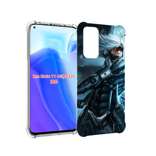 Чехол MyPads Metal Gear Rising Revengeance для Xiaomi Redmi Note 11 4G ( Глобальная версия ) задняя-панель-накладка-бампер чехол mypads metal gear rising revengeance для tecno pova neo 4g задняя панель накладка бампер