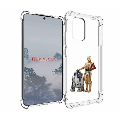 Чехол MyPads starwars-звездные-войны для Nokia X30 5G задняя-панель-накладка-бампер чехол mypads starwars звездные войны для oppo reno7 pro 5g задняя панель накладка бампер