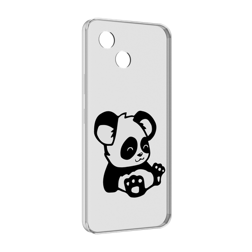 Чехол MyPads панда-детеныш детский для Honor Play 30 задняя-панель-накладка-бампер