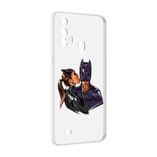 Чехол MyPads Бэтман для Oukitel C31 Pro задняя-панель-накладка-бампер