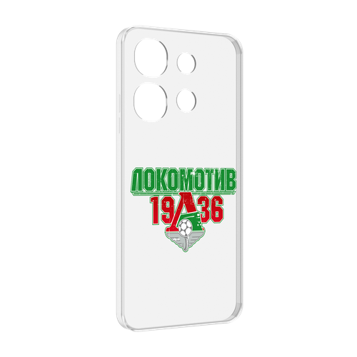 Чехол MyPads ФК локомотив 1936 для Tecno Spark Go 2023 (BF7) / Tecno Smart 7 задняя-панель-накладка-бампер чехол mypads фк лион эмблема для tecno spark go 2023 bf7 tecno smart 7 задняя панель накладка бампер