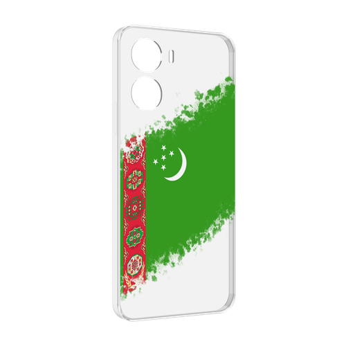 Чехол MyPads флаг герб Туркменистан-1 для Vivo Y56 5G задняя-панель-накладка-бампер