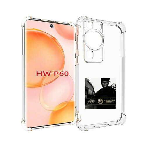 Чехол MyPads 50 Cent - Street King Energy для Huawei P60 задняя-панель-накладка-бампер