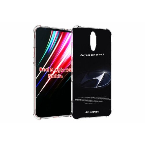 Чехол MyPads хендай hyundai 3 для ZTE Nubia Red Magic 1 5G задняя панель накладка бампер