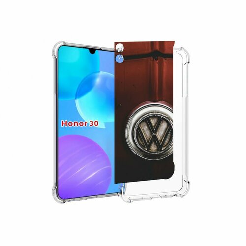 Чехол MyPads volkwagen фольскваген 1 мужской для Huawei Honor 30 Lite задняя-панель-накладка-бампер