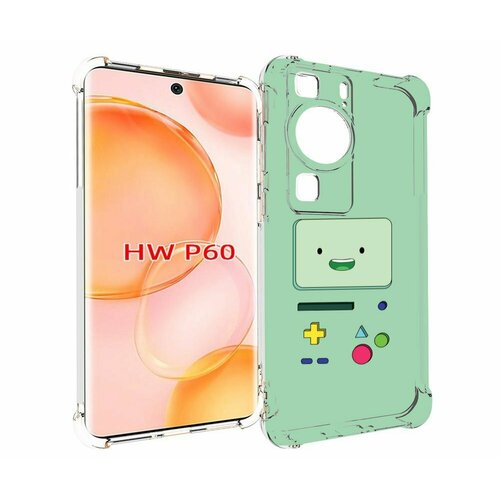 Чехол MyPads собери-приставку детский для Huawei P60 задняя-панель-накладка-бампер