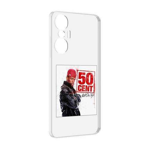 Чехол MyPads 50 Cent - Still On Top для Infinix Hot 20S задняя-панель-накладка-бампер