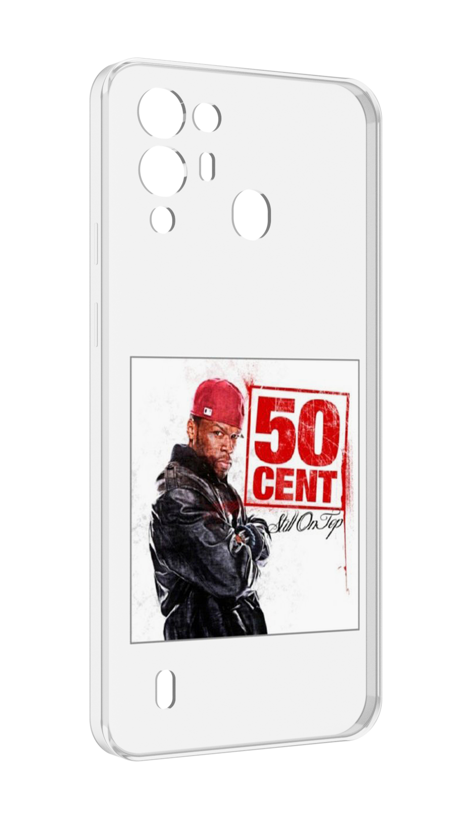 Чехол MyPads 50 Cent - Still On Top для Blackview A55 Pro задняя-панель-накладка-бампер