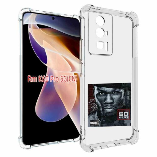 Чехол MyPads 50 Cent - Best Of для Xiaomi Redmi K60 Pro задняя-панель-накладка-бампер