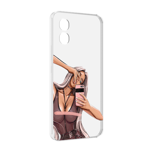 Чехол MyPads девушка-в-прозрачной-одежде для Honor X5 задняя-панель-накладка-бампер чехол mypads девушка в прозрачной одежде для umidigi power 7 задняя панель накладка бампер
