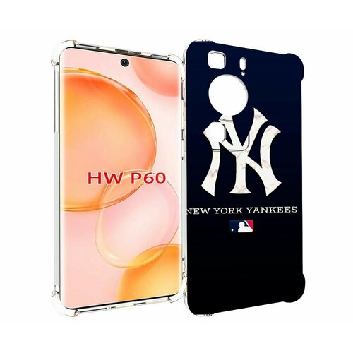 Чехол MyPads нью ойрк янкис бейсбол для Huawei P60 задняя-панель-накладка-бампер