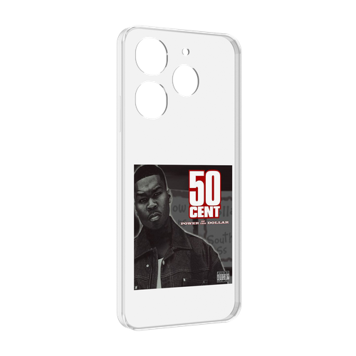 Чехол MyPads 50 Cent - Power Of The Dollar для Tecno Spark 10 Pro задняя-панель-накладка-бампер