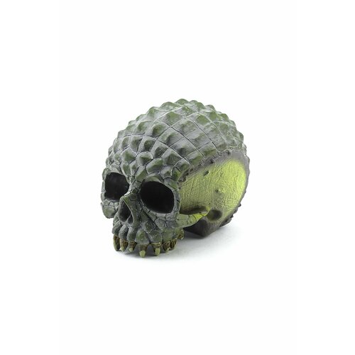 Интерьерное декоративное настольное украшение из стеклопластика статуэтка/фигурка череп Рептилия