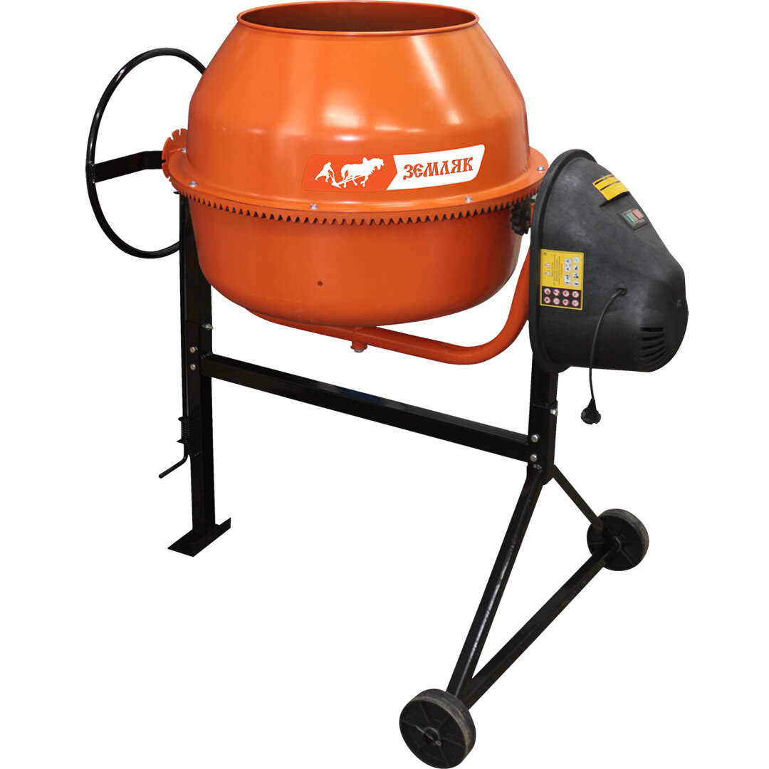 фото Бетоносмеситель Земляк БСЭ 160 л 600 Вт