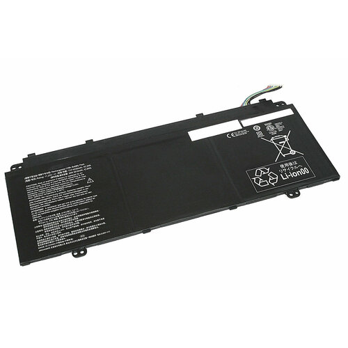 Аккумулятор AP1503K для ноутбука Acer Aspire S5-371 11.25V 4030mAh черный клавиатура для ноутбука acer aspire s13 s5 371 черная с подсветкой