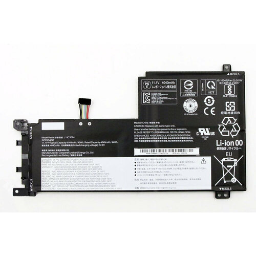 Аккумулятор L19C3PF4 для ноутбука Lenovo IdeaPad 5-15 11.1V 45Wh черный аккумулятор lenovo l19c3pf5