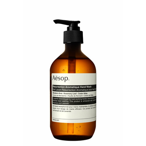 Восстанавливающее ароматное жидкое мыло для рук Aesop Resurrection Aromatique Hand Wash 5940₽