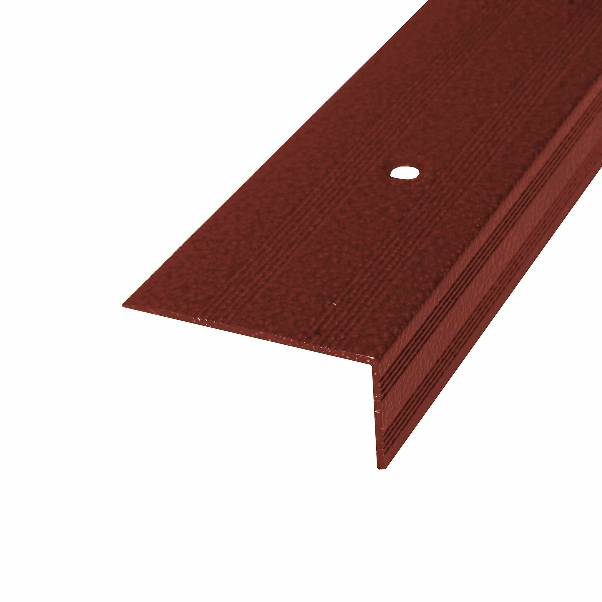 Порог-угол напольный алюминиевый АЛ-239 39x19 мм длина 1 м Бордовый антик