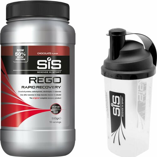 Восстановление SCIENCE IN SPORT (SiS) REGO Rapid Recovery 1 x 500 г, Шоколад изотоник science in sport rego rapid recovery шоколад 500 г