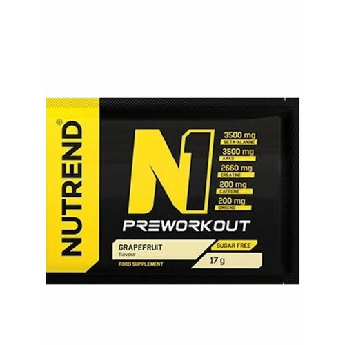 Предтреник NUTREND N1 PRE-WORKOUT 17 г, Грейпфрут