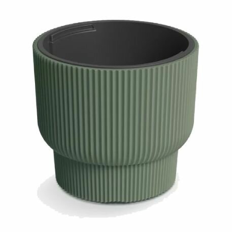 фото DBMLR300-2411U Кашпо MILLY d30 h27 см зеленый (pine green) с вкладышем