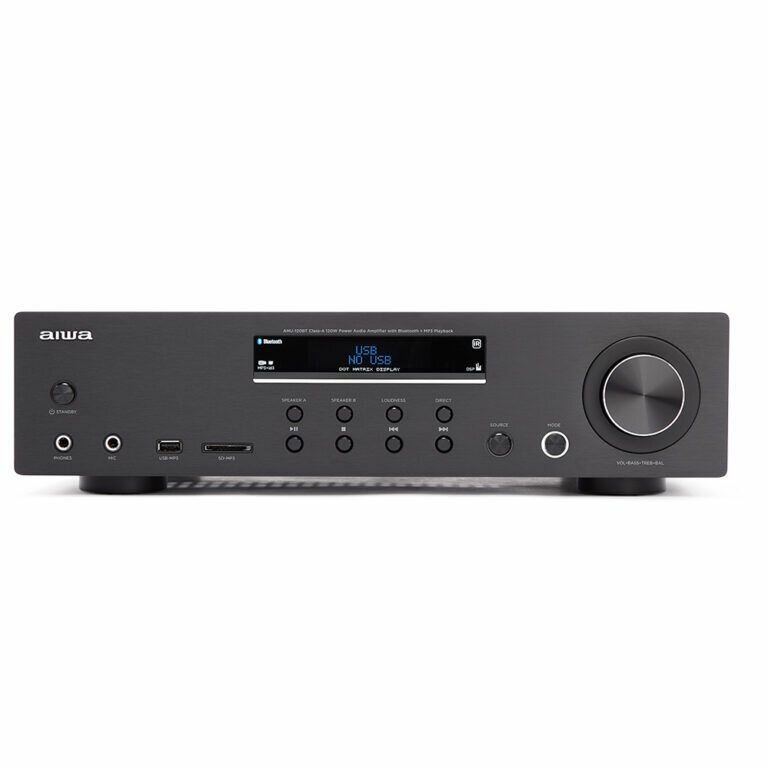 AIWA AMU-120BT Black Интегральный усилитель