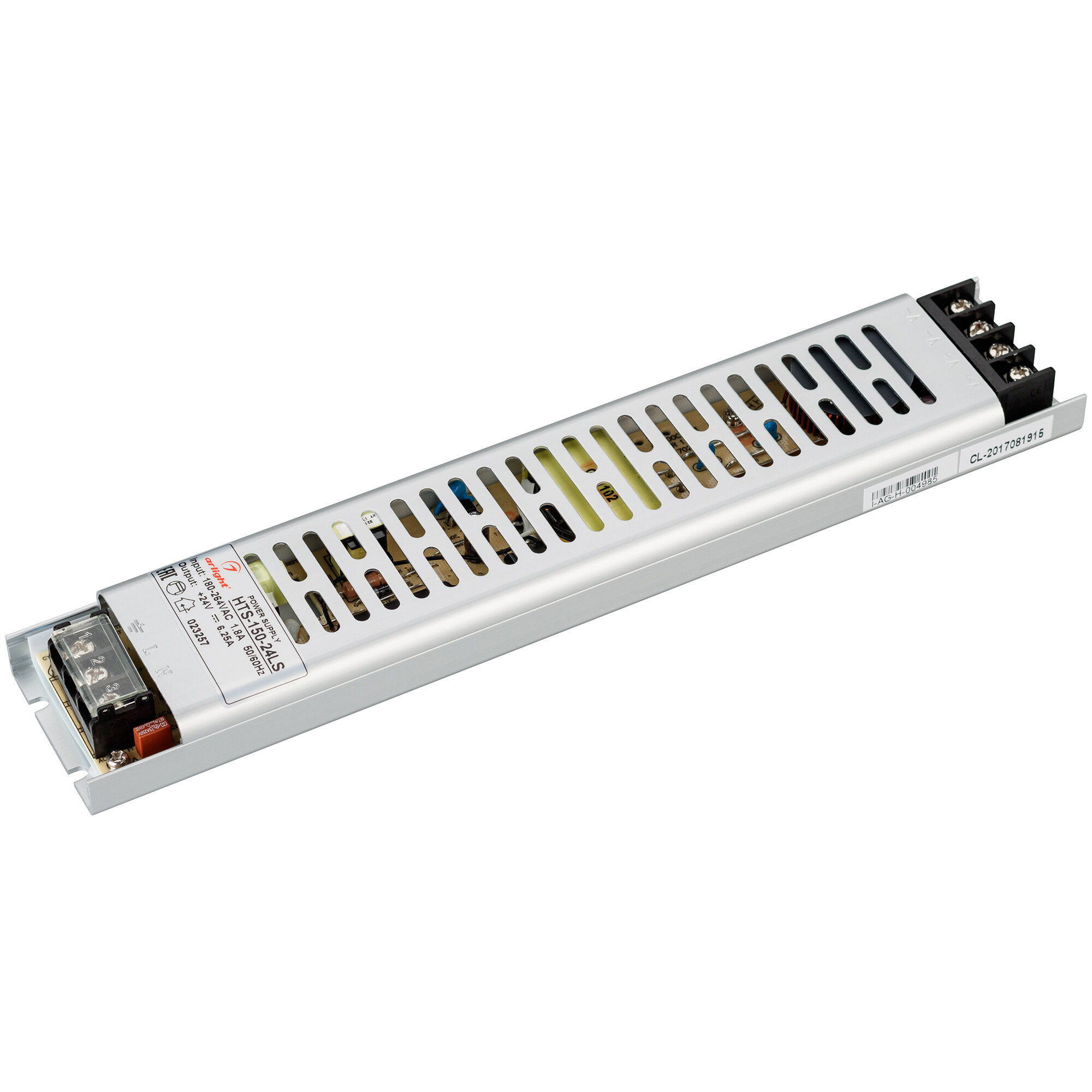 Блок питания HTS-150-24-LS (24V, 6.25A, 150W) (Arlight, IP20 Сетка, 3 года) Артикул 023257