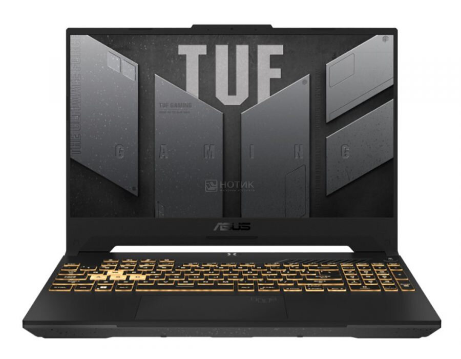 Ноутбук ASUS TUF Gaming F15 2022 FX507ZC4-HN009 90NR0GW1-M000P0 (15.6", Core i5 12500H, 16Gb/ SSD 512Gb, GeForce® RTX 3050 для ноутбуков) Серый