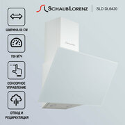 Вытяжка кухонная наклонная Schaub Lorenz SLD DL6420, 60 см, 700 м³/ч, 3 скорости, белая