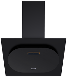 Вытяжка кухонная наклонная Comfee CHA611GB, 60 см, 3 скорости, 900м³/ч, черное стекло