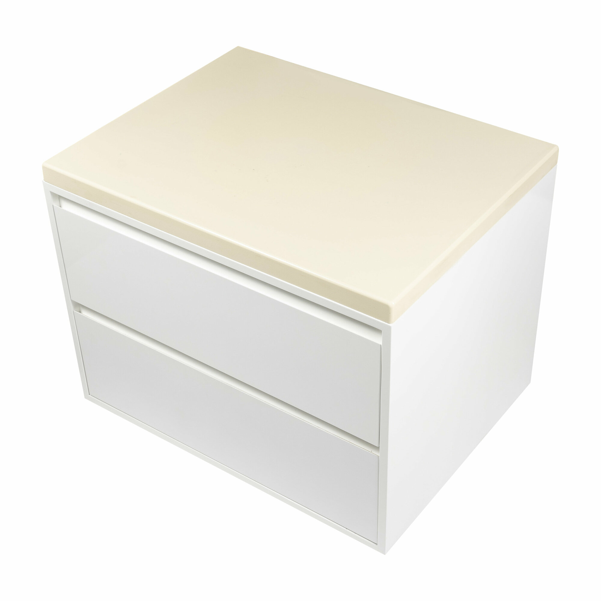 фото Тумба для ванной "Интегрированная столешница" из искусственного мрамора