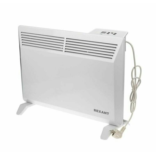 Конвектор электрический 2кВт с электронным термостатом Х-образ нагревательный элемент ножкикрепление на стену Rexant 60-0082 754900₽