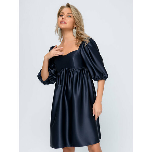 фото Платье 1001dress, повседневное, мини, размер 42, синий