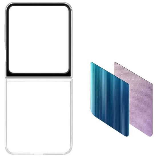 Чехол Samsung для Galaxy Z Flip5, FlipSuit B5, прозрачный (EF-ZF731CTEGRU)