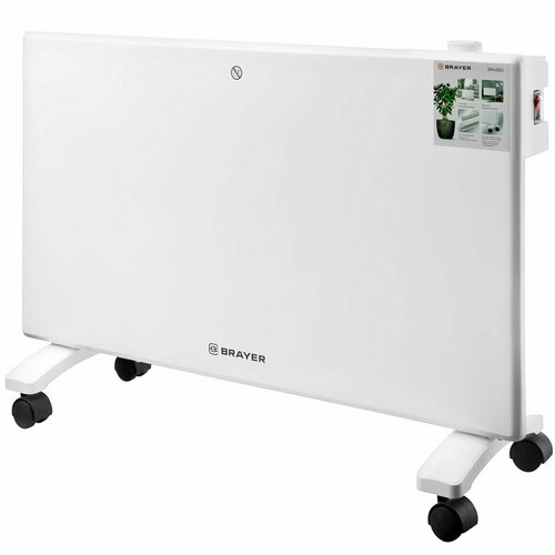 Конвектор BRAYER 4880BR 1500 Вт напольнаянастенная установка колесики механич 1 670900₽