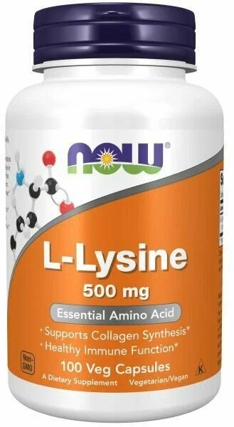 NOW L-Lysine 500 mg (100 капс)