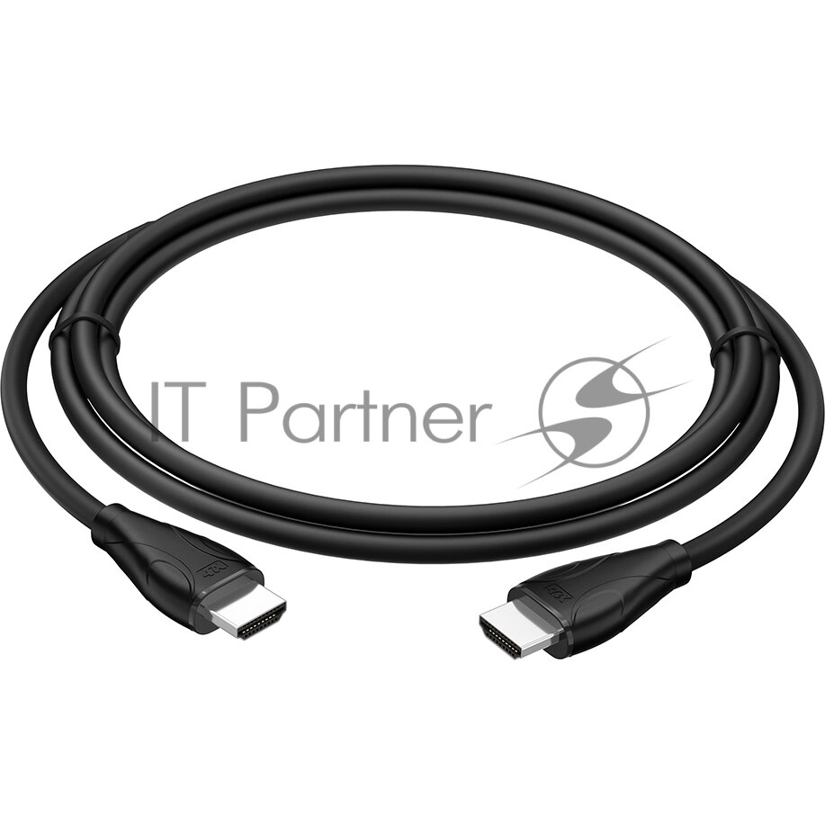 Кабель 1.0m HDMI черный, Ultra HD, 4K, 10.2 Гбит/с, 3D, экран Greenconnect 4PH 4PH-R90109 - фото №3
